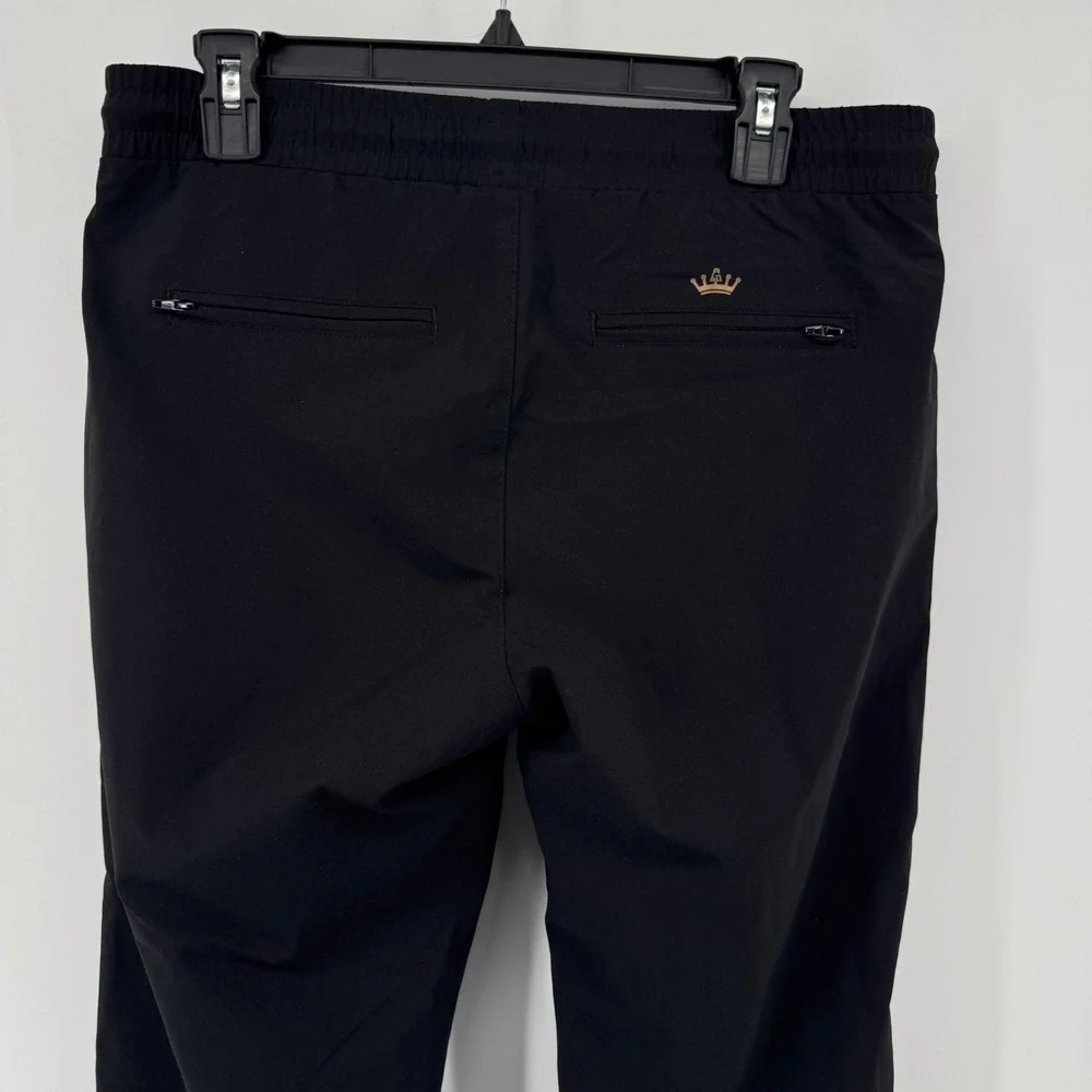Etnies Mens‎ Black Skate Jogger Pants Mesh Lined Elastic Waist Small RN95182
